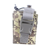 Maxbell 1PC Radio Pouch Holder Lightweight Portable Waist Bag Universal for Camping Multicolor A