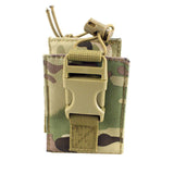 Maxbell 1PC Radio Pouch Holder Lightweight Portable Waist Bag Universal for Camping Multicolor B