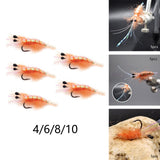 Maxbell Lifelike Crayfish Fishing Nymph Fly Sturdy for River Fishing 4