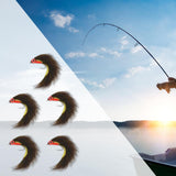 Maxbell 5x Fly Fishing Kit Segment Floating Creative for Ponds Fishing Tackle Lure B