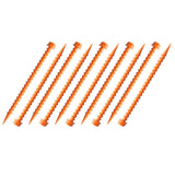 Maxbell 10Pcs Portable Tent Pegs Tent Accessories Spikes for Picnic Beach Gardening orange