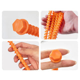 Maxbell 10Pcs Portable Tent Pegs Tent Accessories Spikes for Picnic Beach Gardening orange