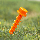 Maxbell 10Pcs Portable Tent Pegs Tent Accessories Spikes for Picnic Beach Gardening blue