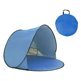 Maxbell Beach Tent Portable Sunshade Waterproof Pop up Tent for Camping Sea BBQ Blue