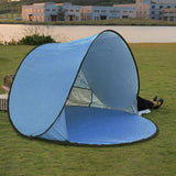 Maxbell Beach Tent Portable Sunshade Waterproof Pop up Tent for Camping Sea BBQ Blue