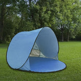 Maxbell Beach Tent Portable Sunshade Waterproof Pop up Tent for Camping Sea BBQ Blue