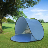 Maxbell Beach Tent Portable Sunshade Waterproof Pop up Tent for Camping Sea BBQ Blue