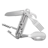 Maxbell Multifunction Survival Foldable Knife Spoon for Emergency Camping Outdoor