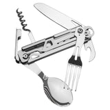 Maxbell Multifunction Survival Foldable Knife Spoon for Emergency Camping Outdoor