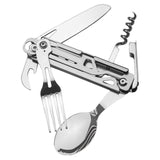 Maxbell Multifunction Survival Foldable Knife Spoon for Emergency Camping Outdoor