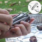 Maxbell Multifunction Survival Foldable Knife Spoon for Emergency Camping Outdoor