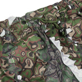 Maxbell Leaves Ghillie Suit Set Woodland Hunting Hooded Jacket Pant for Farming