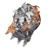 Maxbell Leaves Ghillie Suit Set Woodland Hunting Hooded Jacket Pant for Farming