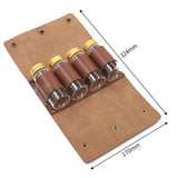 Maxbell Seasoning Bottle Storage Pouch Spice Jar Sealing Cooking Accessories Brown