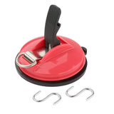 Maxbell Car Suction Cup Anchor with Securing S Hook Sucker Cup for Car Awning Boat Red