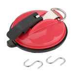 Maxbell Car Suction Cup Anchor with Securing S Hook Sucker Cup for Car Awning Boat Red