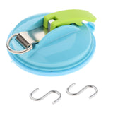 Maxbell Car Suction Cup Anchor with Securing S Hook Sucker Cup for Car Awning Boat Light Blue