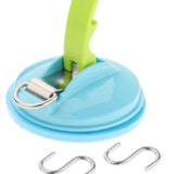 Maxbell Car Suction Cup Anchor with Securing S Hook Sucker Cup for Car Awning Boat Light Blue