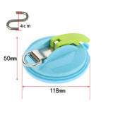 Maxbell Car Suction Cup Anchor with Securing S Hook Sucker Cup for Car Awning Boat Light Blue