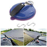 Maxbell Car Suction Cup Anchor with Securing S Hook Sucker Cup for Car Awning Boat Dark Blue