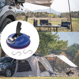 Maxbell Car Suction Cup Anchor with Securing S Hook Sucker Cup for Car Awning Boat Dark Blue