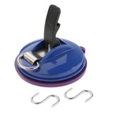 Maxbell Car Suction Cup Anchor with Securing S Hook Sucker Cup for Car Awning Boat Dark Blue