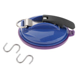 Maxbell Car Suction Cup Anchor with Securing S Hook Sucker Cup for Car Awning Boat Dark Blue