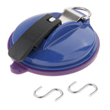 Maxbell Car Suction Cup Anchor with Securing S Hook Sucker Cup for Car Awning Boat Dark Blue
