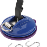 Maxbell Car Suction Cup Anchor with Securing S Hook Sucker Cup for Car Awning Boat Dark Blue