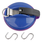 Maxbell Car Suction Cup Anchor with Securing S Hook Sucker Cup for Car Awning Boat Dark Blue