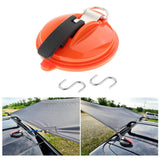 Maxbell Car Suction Cup Anchor with Securing S Hook Sucker Cup for Car Awning Boat Orange