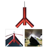 Maxbell Camping Tent Tarp Poles Canopy Awning Rod Shelters Sunshade Outdoor Red