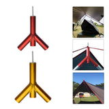 Maxbell Camping Tent Tarp Poles Canopy Awning Rod Shelters Sunshade Outdoor Red