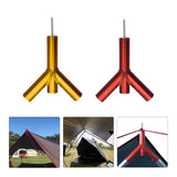 Maxbell Camping Tent Tarp Poles Canopy Awning Rod Shelters Sunshade Outdoor Red