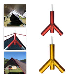 Maxbell Camping Tent Tarp Poles Canopy Awning Rod Shelters Sunshade Outdoor Red