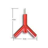 Maxbell Camping Tent Tarp Poles Canopy Awning Rod Shelters Sunshade Outdoor Red