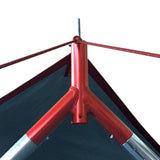 Maxbell Camping Tent Tarp Poles Canopy Awning Rod Shelters Sunshade Outdoor Red