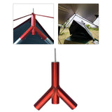 Maxbell Camping Tent Tarp Poles Canopy Awning Rod Shelters Sunshade Outdoor Red