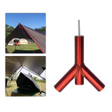 Maxbell Camping Tent Tarp Poles Canopy Awning Rod Shelters Sunshade Outdoor Red