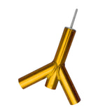 Maxbell Camping Tent Tarp Poles Canopy Awning Rod Shelters Sunshade Outdoor Gold