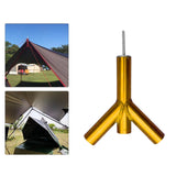 Maxbell Camping Tent Tarp Poles Canopy Awning Rod Shelters Sunshade Outdoor Gold