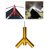 Maxbell Camping Tent Tarp Poles Canopy Awning Rod Shelters Sunshade Outdoor Gold