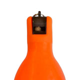 Maxbell Training Whistle Portable Sports PVC Hand Squeeze Whistles for Referee Orange