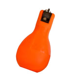 Maxbell Training Whistle Portable Sports PVC Hand Squeeze Whistles for Referee Orange