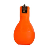 Maxbell Training Whistle Portable Sports PVC Hand Squeeze Whistles for Referee Orange