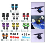 Maxbell Skateboard Truck Bushings Kit Skateboard Cup Shock Absorb blue