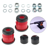 Maxbell Skateboard Truck Bushings Kit Skateboard Cup Shock Absorb red