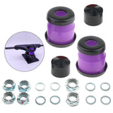 Maxbell Skateboard Truck Bushings Kit Skateboard Cup Shock Absorb purple