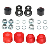 Maxbell Skateboard Truck Bushings Kit Skateboard Cup Shock Absorb clear red
