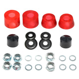 Maxbell Skateboard Truck Bushings Kit Skateboard Cup Shock Absorb clear red